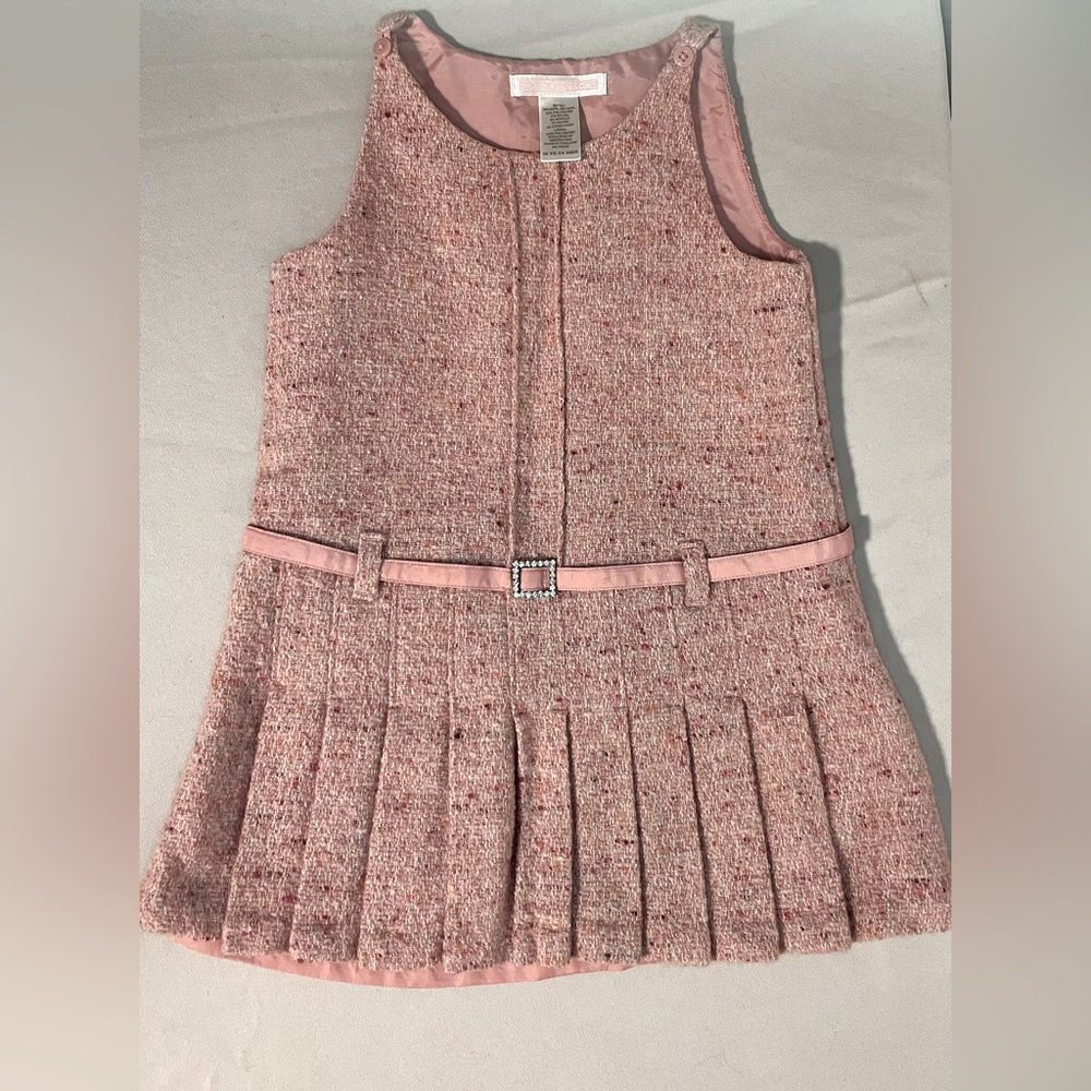 SOLD Pink Tweed Dress